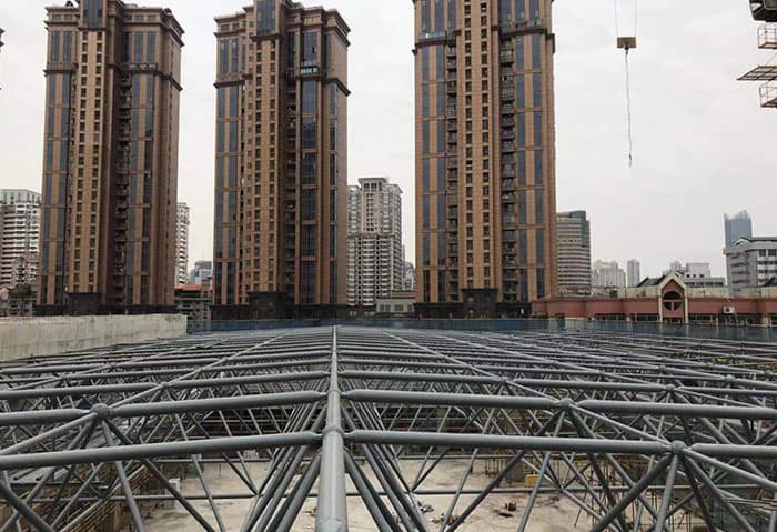 新郑加油站网架加工